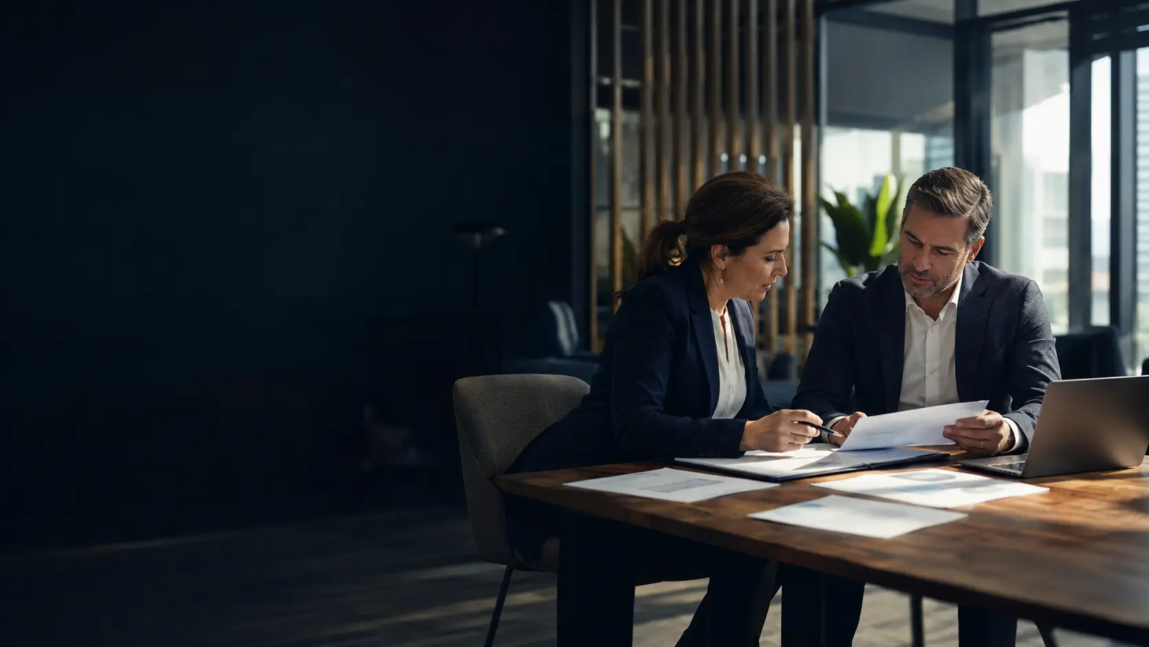 Westwind funding advisor and business owner reviewing capital options