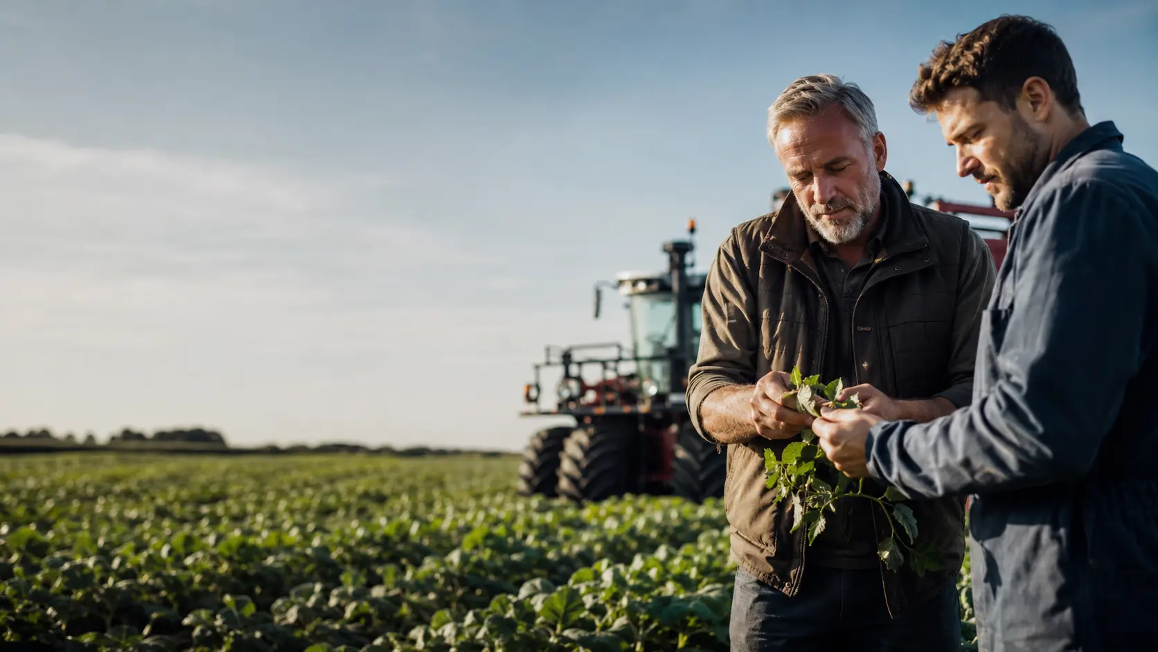 Agriculture business owner at work