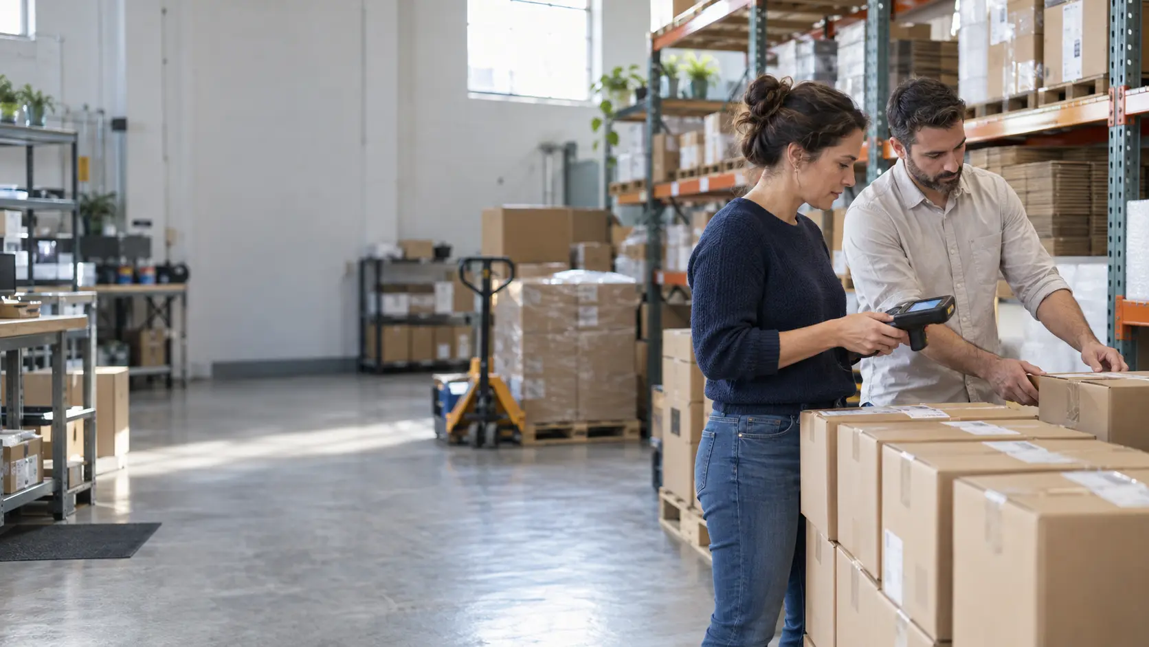 Amazon Merchants business owner at work