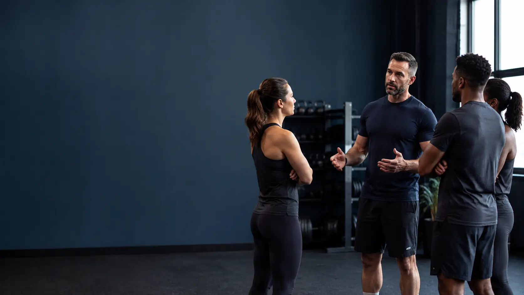 Fitness & Wellness business owner at work